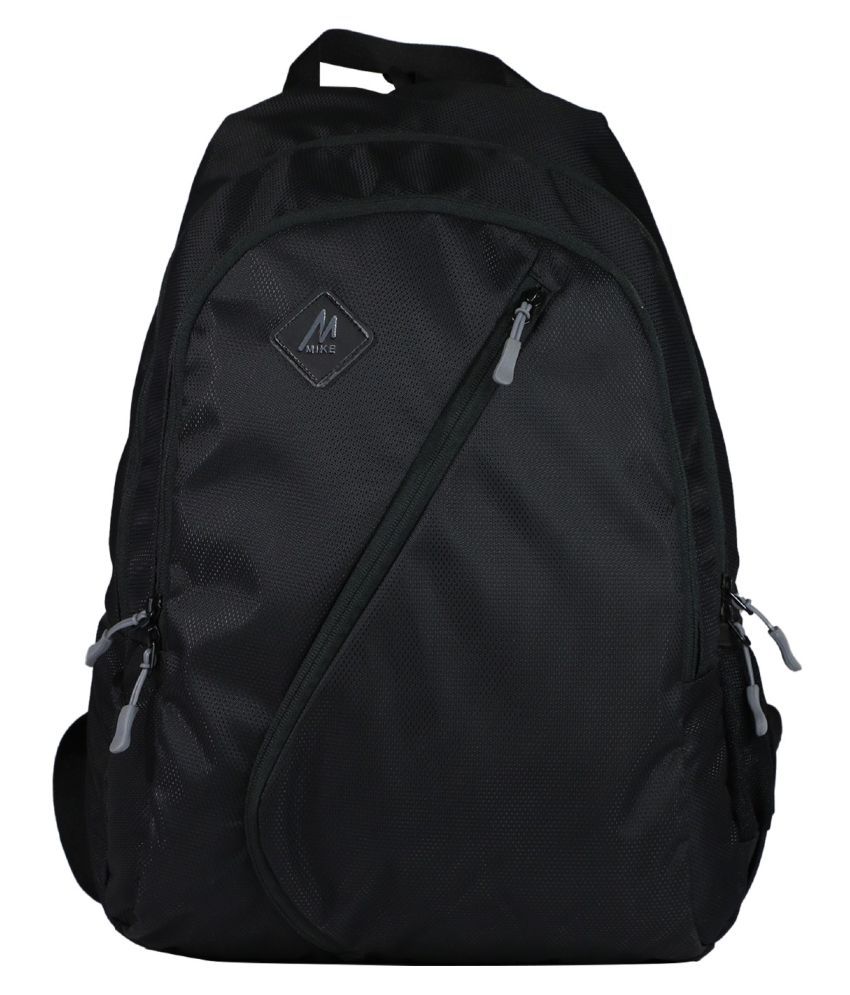     			MIKE 30 Ltrs Black School Bag for Boys & Girls