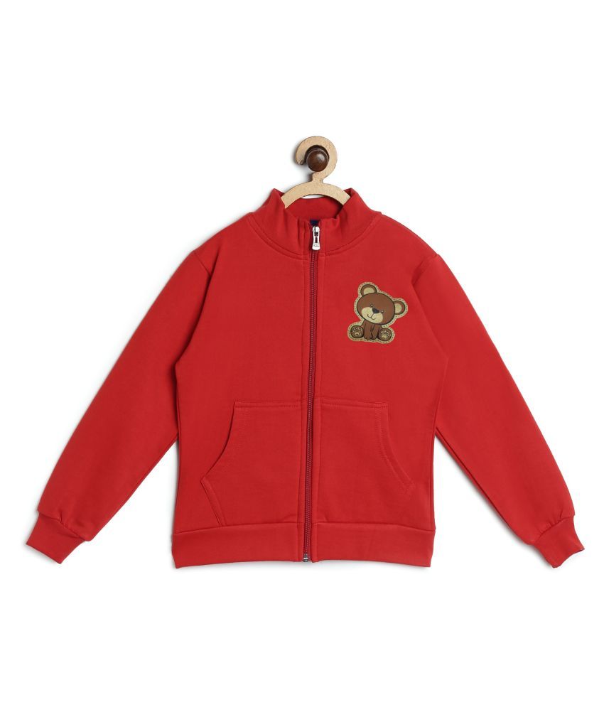     			Fashionable Pack of 1 Boys Fleece Sweatshirt ( Red )