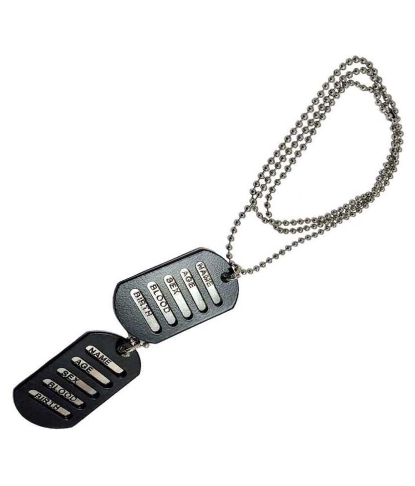 Military Locket Dog Tag Chain With 