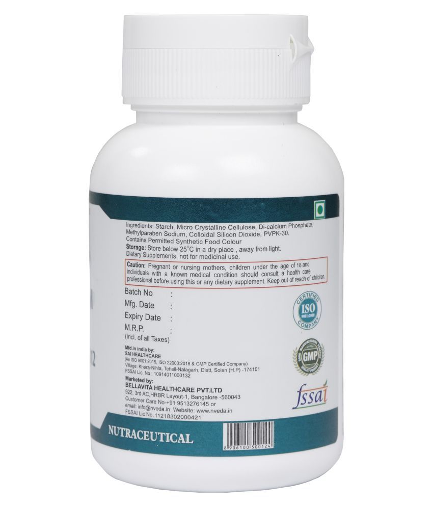 Buy Nveda Calcium Supplement with Vitamin D3 Magnesium, Zinc Tablets