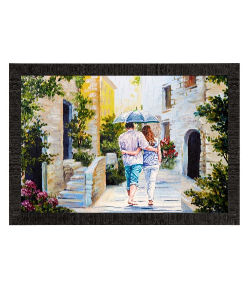     			eCraftIndia Synthetic Painting With Frame