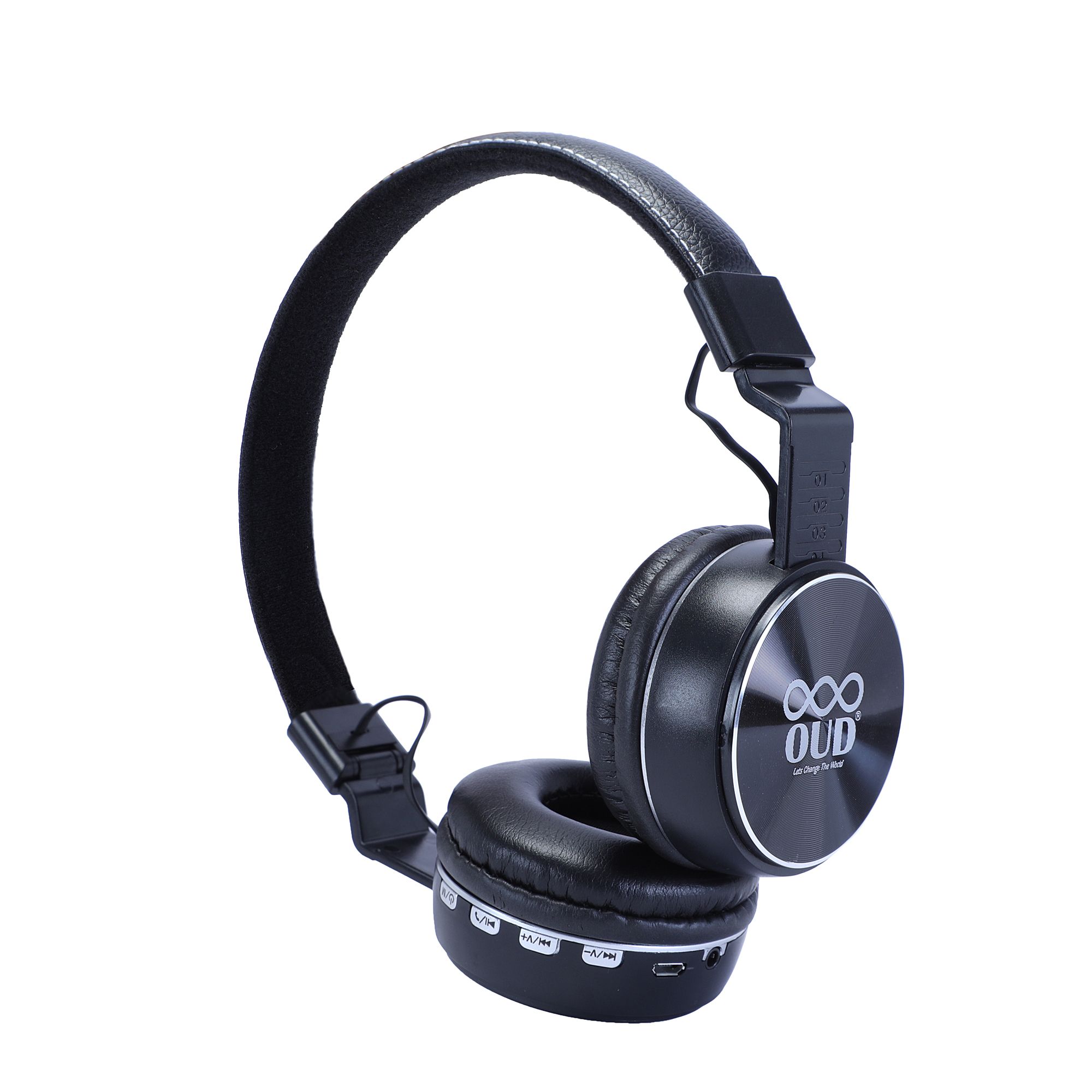 Buy Oud ODHPD08B Bluetooth Headphones With Inbuilt Mic Online at