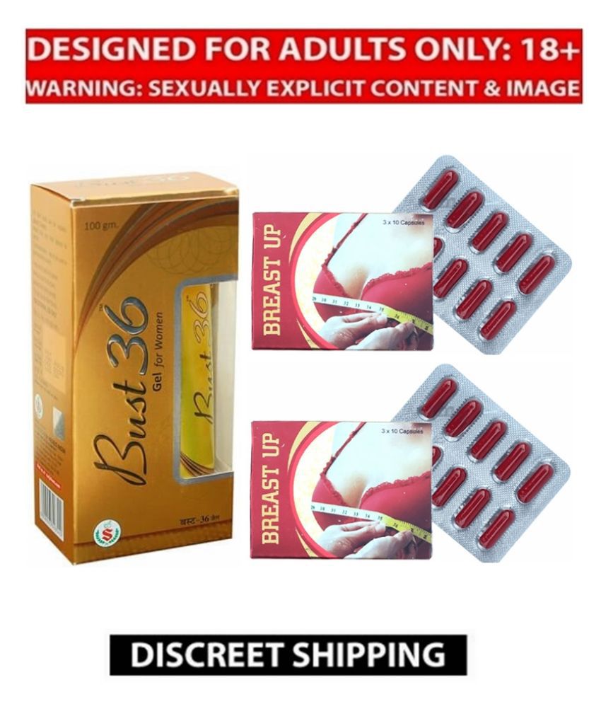     			Syan Deals Breast Up 30x2=60 Capsule & Bust 36 Gel 100g Combo Pack for Women (Breast Enlargement & Firming)