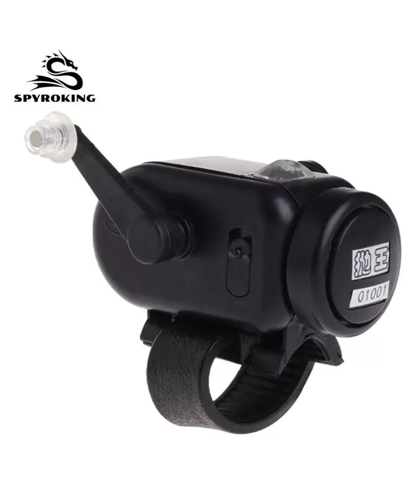 SPYROKING High Sensitive Fishing Bite Alarm Indicator LED Adjustable Volume  On Fishing Rod ALMBLK65C-SKA22 (Black): Buy Online at Best Price on Snapdeal