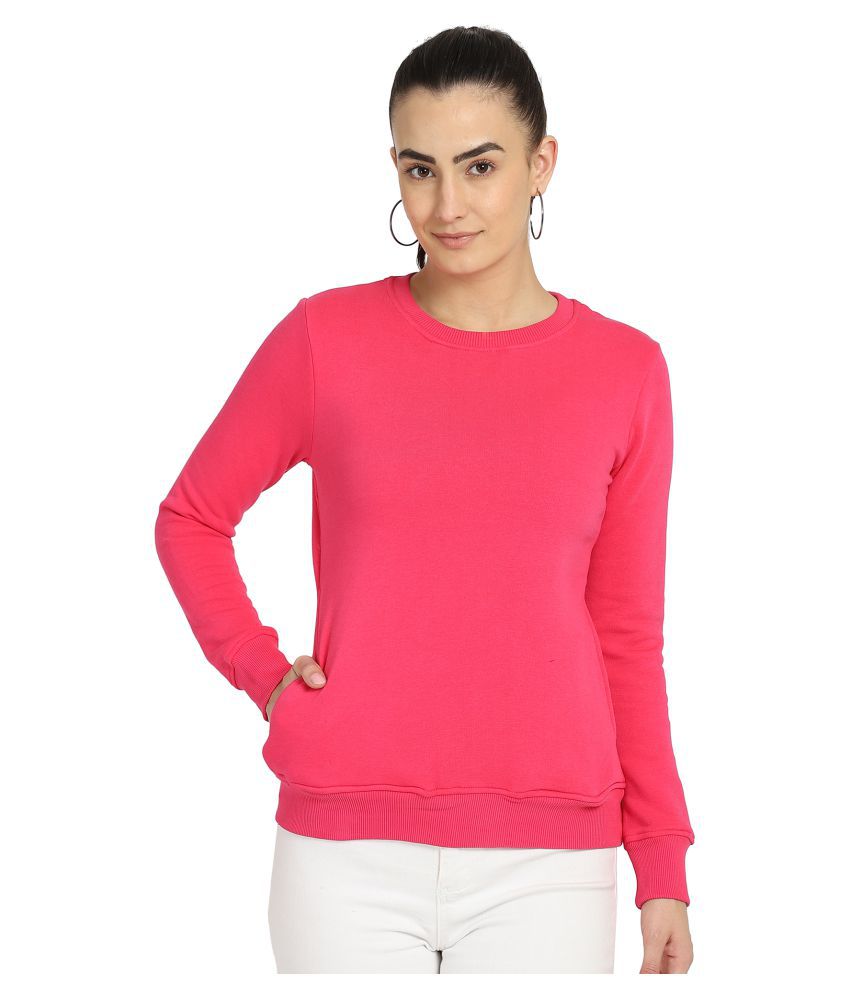     			DYCA Woollen Pink Non Hooded Sweatshirt