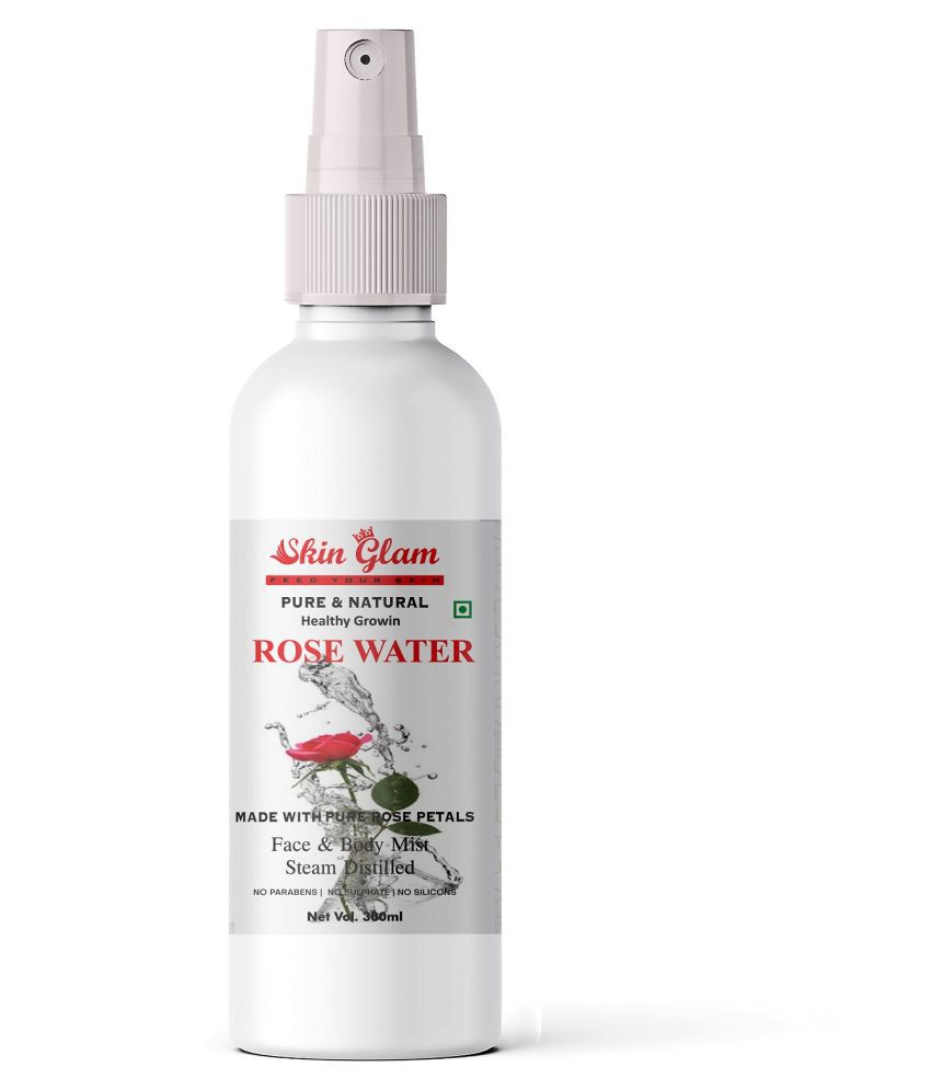 Skin Glam Premium Rose Water for Skin Toning 200ml Skin Tonic 200 mL