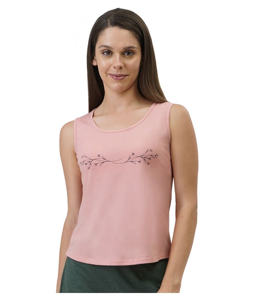     			Amante Poly Cotton Night T-Shirt - Pink