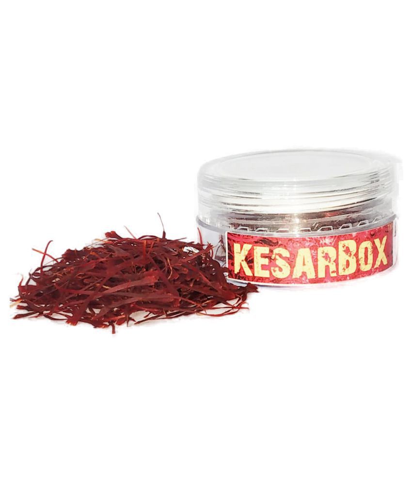 KesarBox Kashmiri 100% Natural Saffron/Kesar - Certified A++ Grade - 1/2 GM 0.5 gm