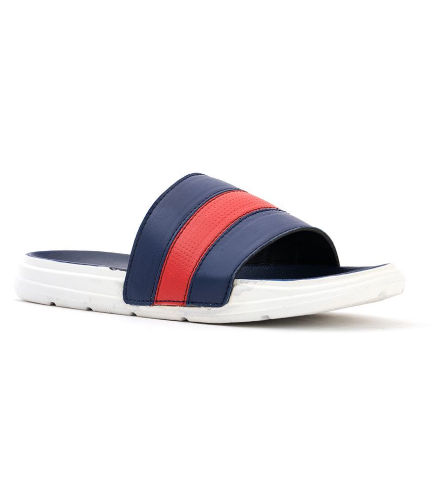     			KHADIM Navy Slides