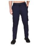 AADHAR - Navy Cotton Blend Men's Trackpants ( Pack of 1 )