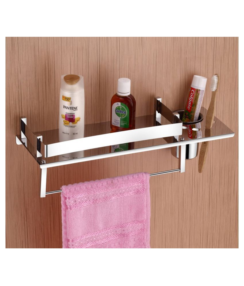     			ABYSS Stainless Steel Wall Hung Shelf