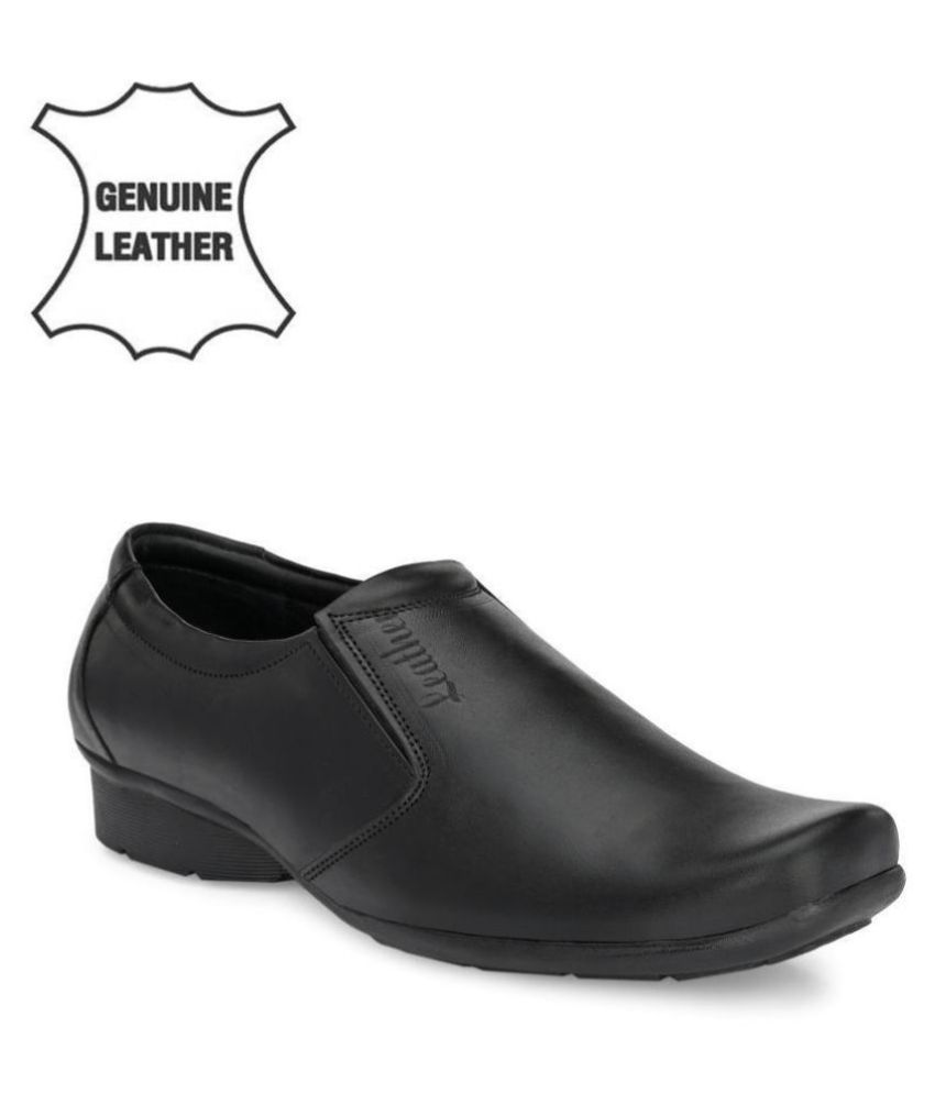     			John Karsun -  Black Men's Slip On Formal Shoes