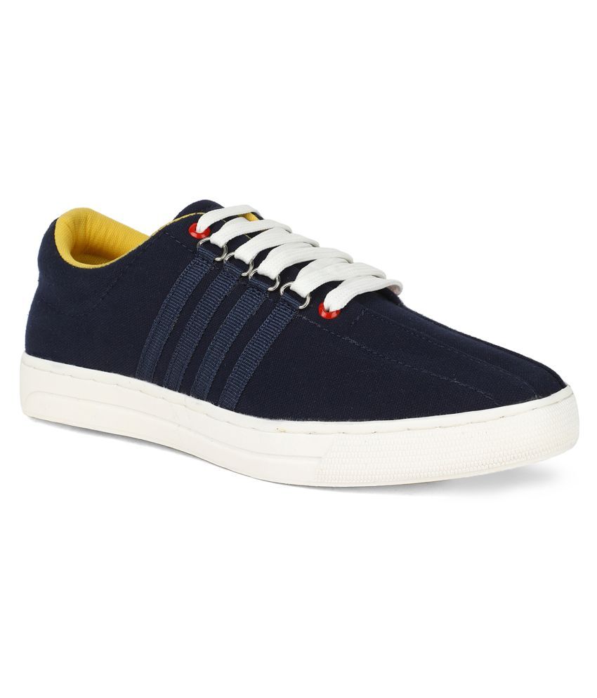     			KHADIM Navy Casual Shoes