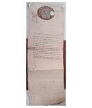 EIC E.I.C EAST INDIA COMPANY - CALCUTTA STAMP OFFICE - 1868 - QUEEN VICTORIA plate No. 25 - Rs2 - EXTRA LONG SIZE - BOND PAPER - REVENUE COURT FEE - BEAUTIFUL WATERMARK