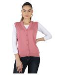 Monte Carlo Cotton Blend Pink Buttoned Cardigans - Single