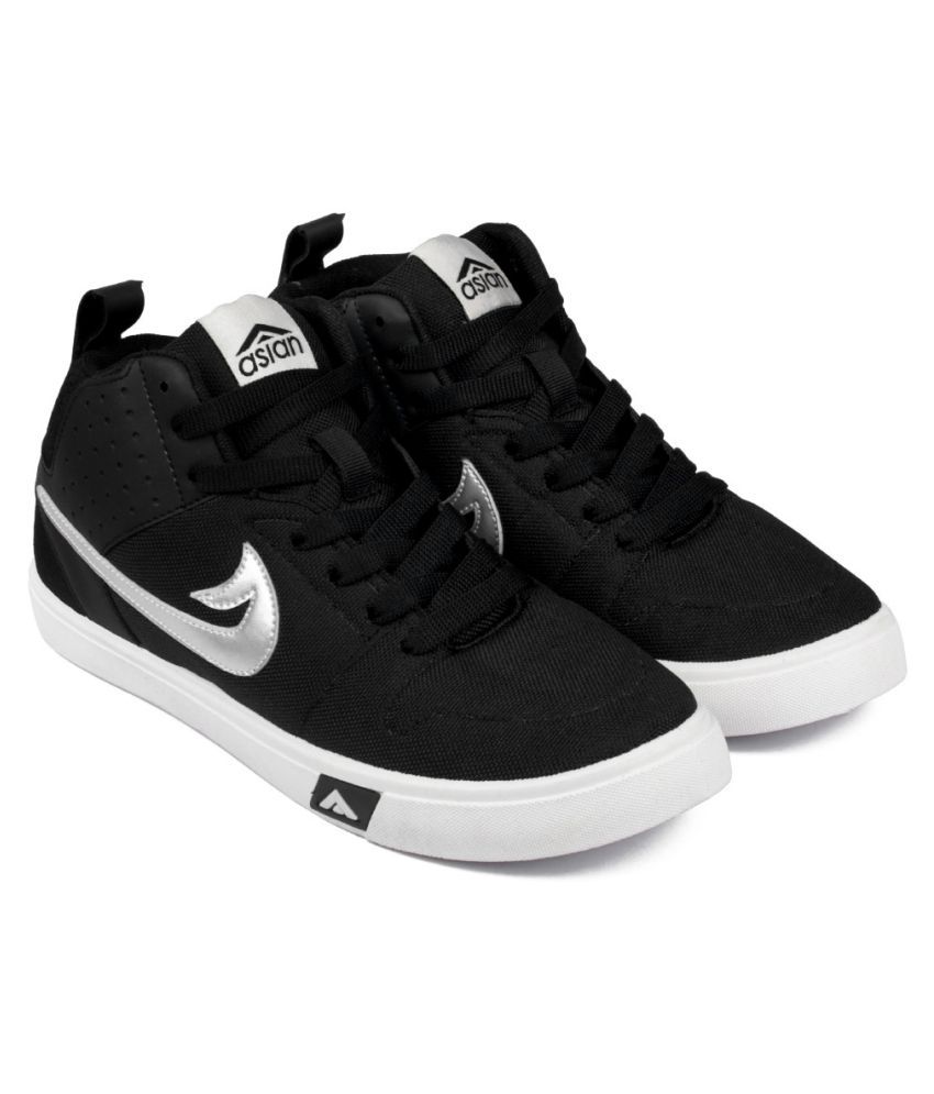 Buy ASIAN - Black Men's Sneakers Online 