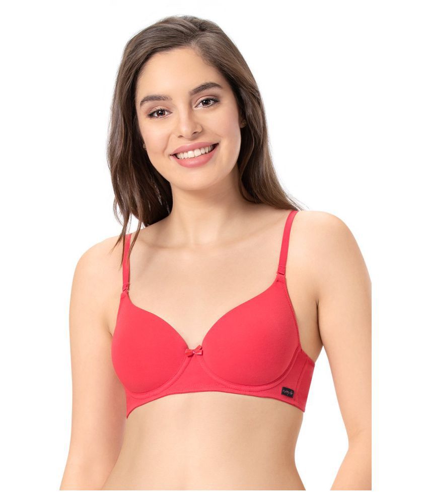     			Everyde by Amante Cotton Everyday Bra - Pink Single