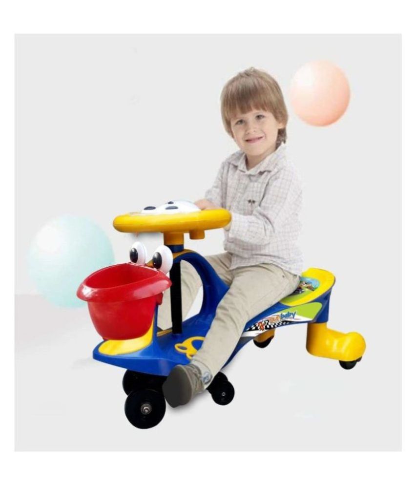 Sunbaby Funtime Twister Magic Swing Smart Car Ride ons for Kids/ Child, 3-8  Years Boys