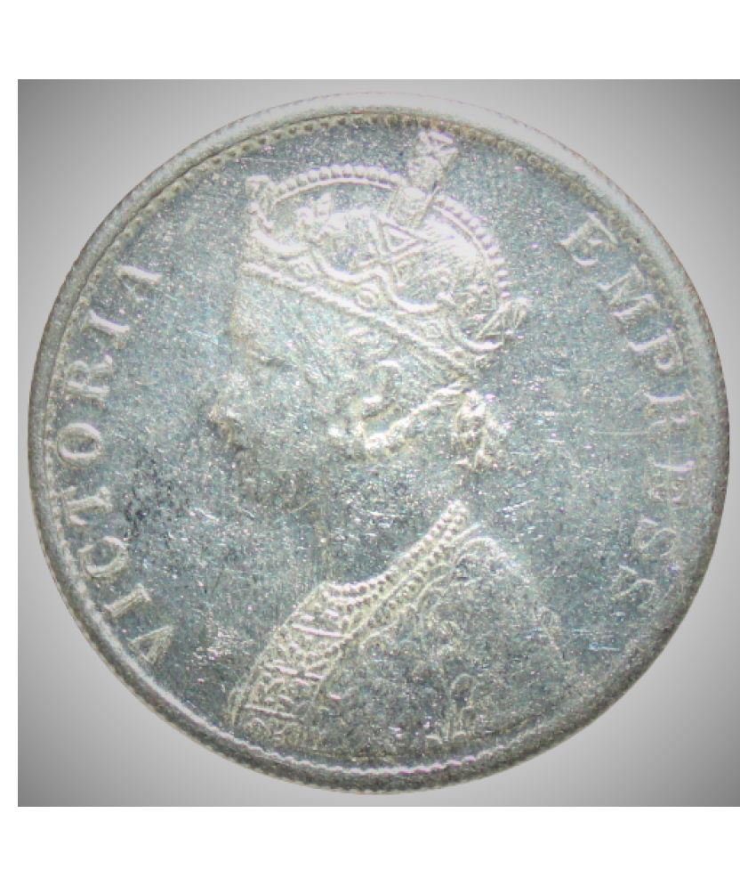     			1 Rupee (1897) Victoria Empress -  india Silverplated fancy Coin - Only for Collection purpose not for resale