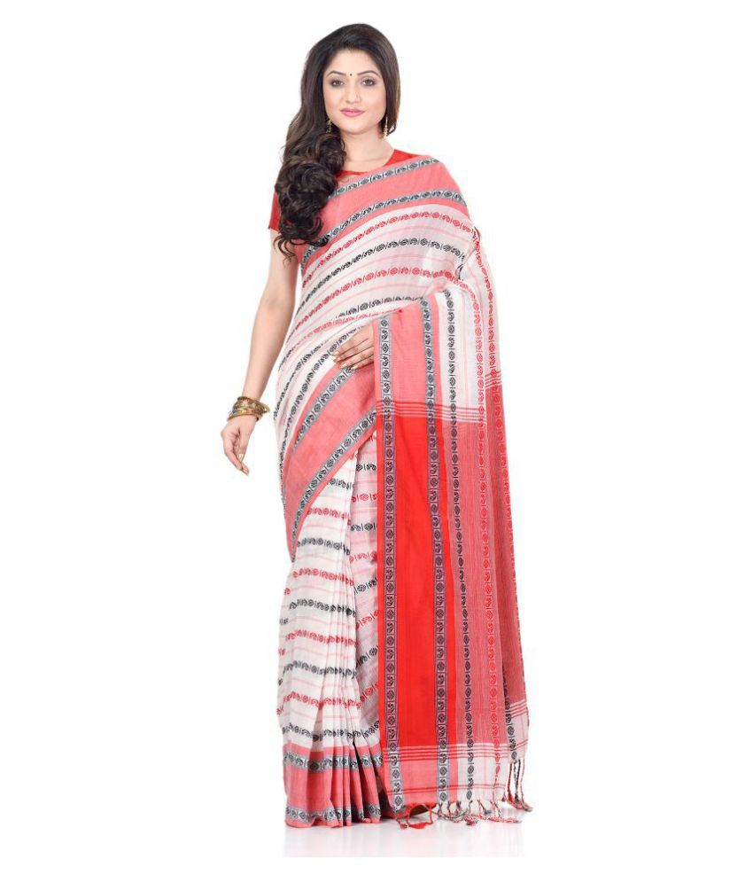     			Desh Bidesh Black Bengal Handloom Saree - Single