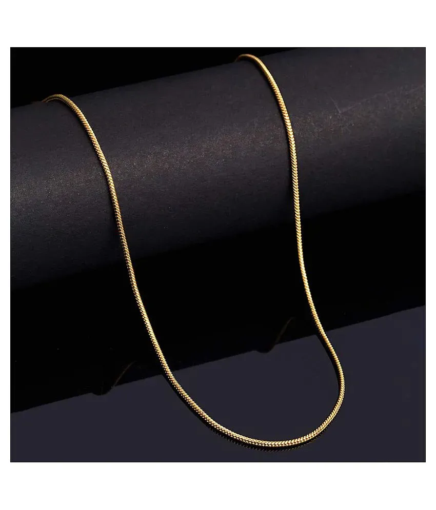 Snapdeal gold plated on sale chain