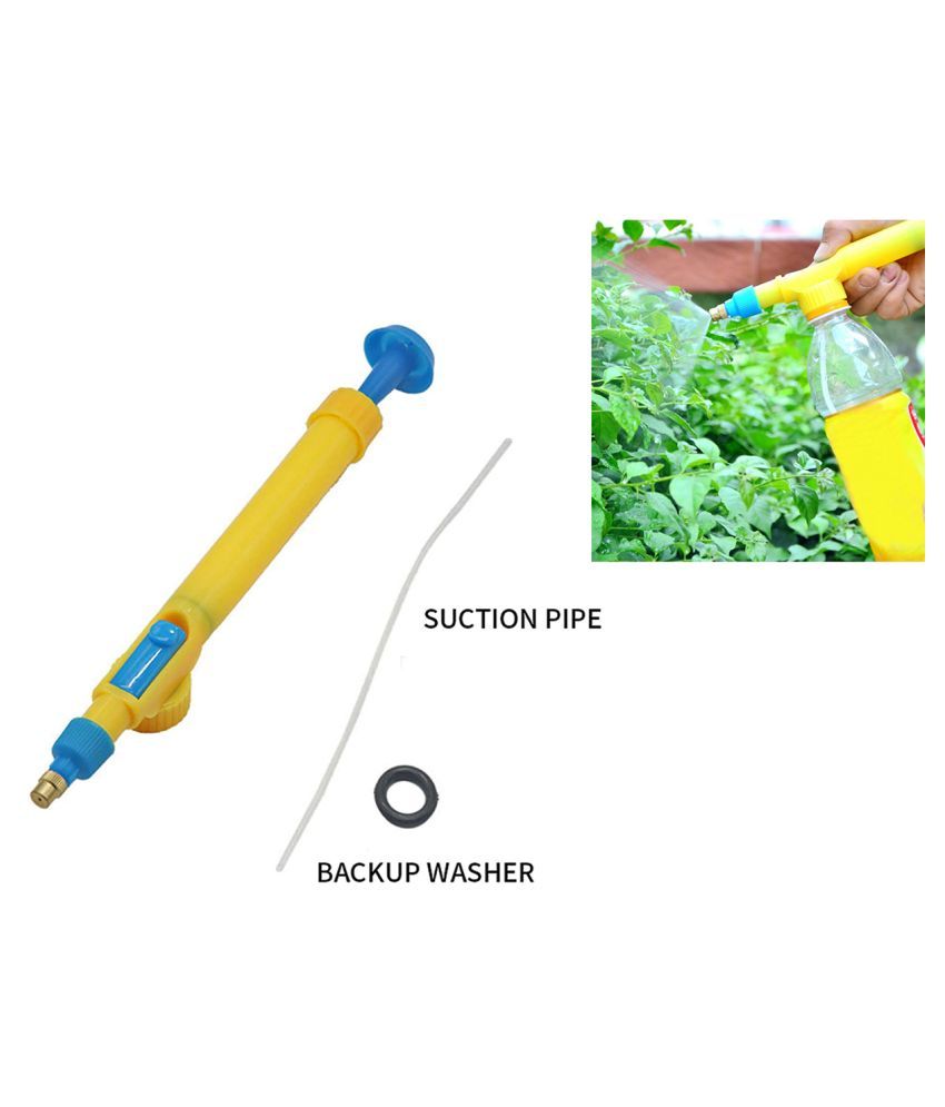 Adjustable High Pressure Garden Pump Bottle Spray Gun for Plants Garden