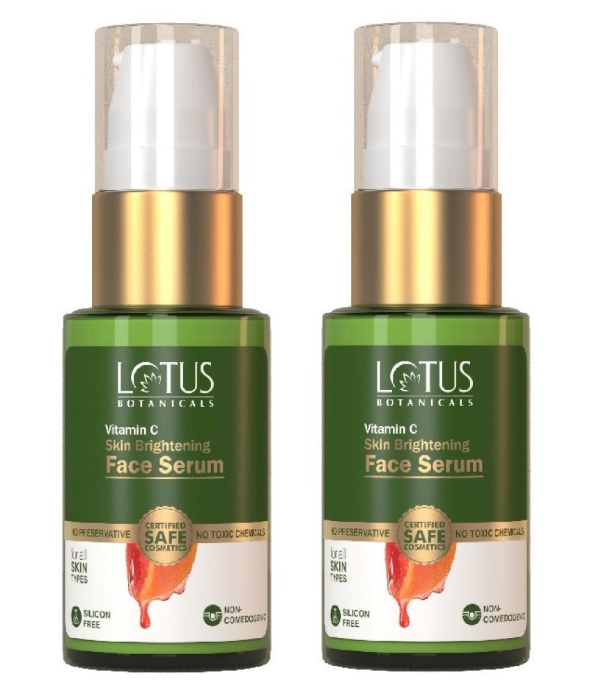     			Lotus Botanicals Vitamin C Skin Brightening Face Serum(Pack of 2*30g= 60g)