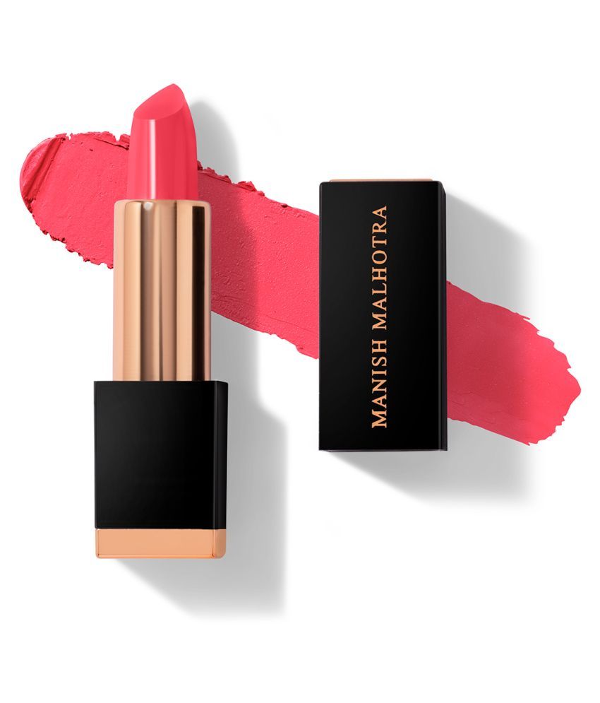     			Manish Malhotra Beauty By MyGlamm Soft Matte Lipstick-Poppy Pink-4gm