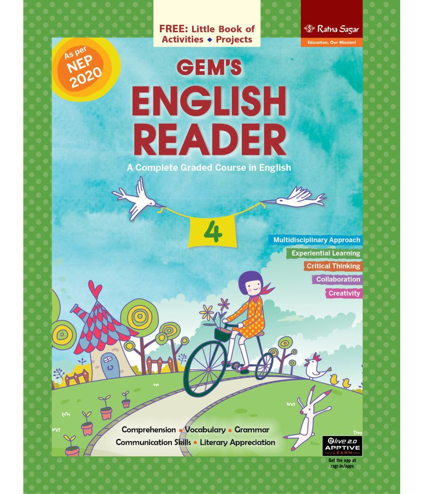     			New Gems English Reader 4