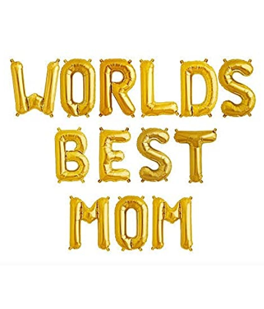     			Blooms Event WORLDS BEST MOM Foil Set