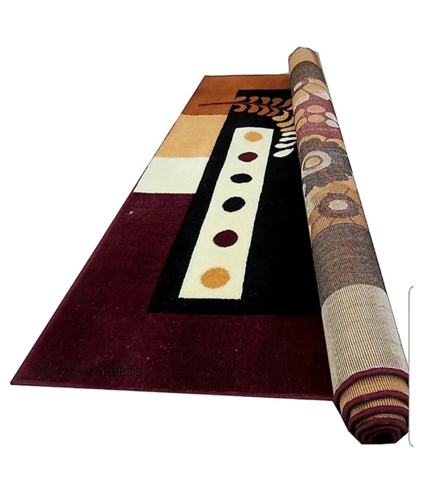     			Sana Carpet Brown Coir Carpet Ethnic 5x7 Ft