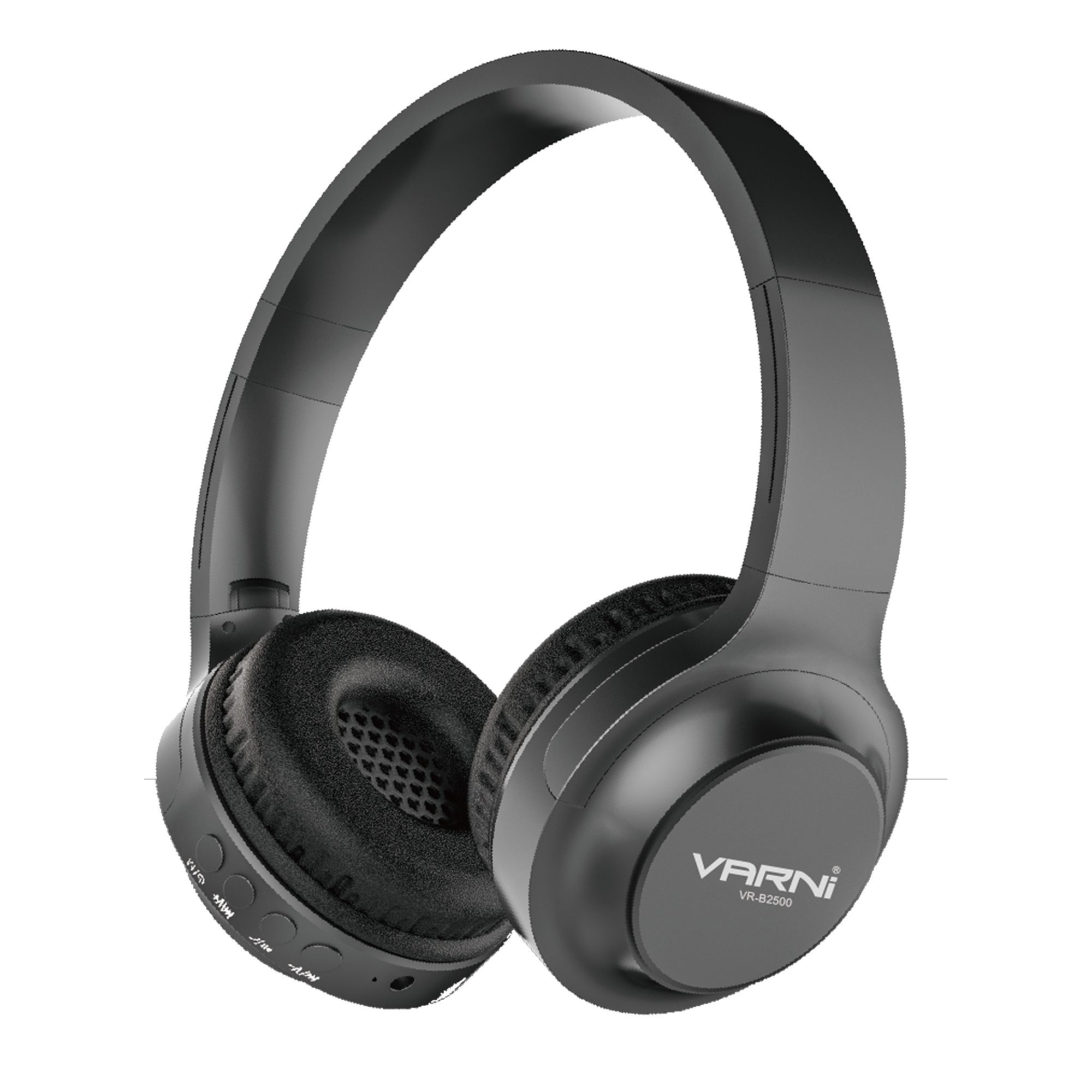 Varni B2500 Wireless Bluetooth On Ear Headphones with Mic (Black)