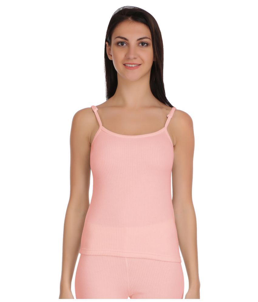     			Selfcare Cotton Blend Topwear - Pink Single