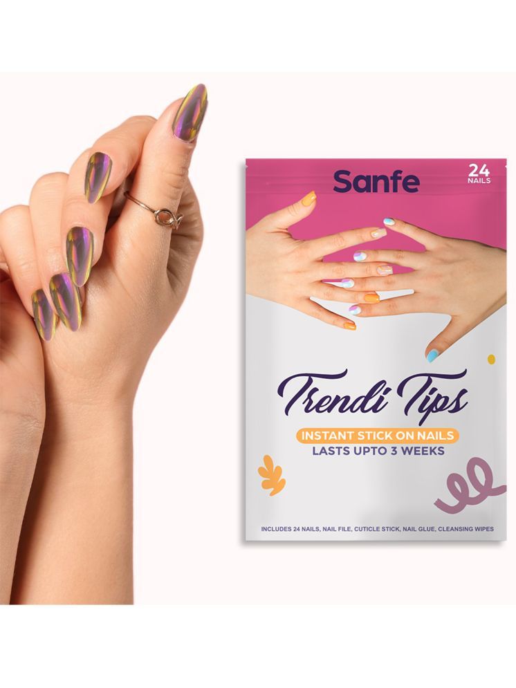     			Sanfe Press-Ons Nail Extension Finger Nails 24 no.s