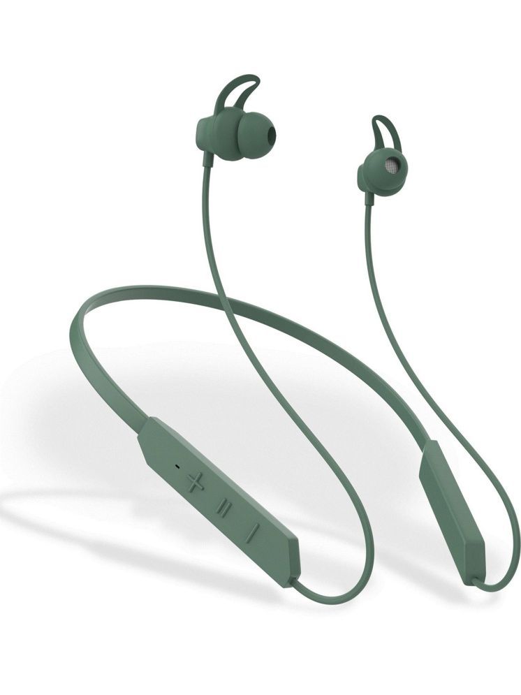     			ATARC AT-Veteran In-the-ear Bluetooth Headset with Upto 20h Talktime Noise Cancellation - Green