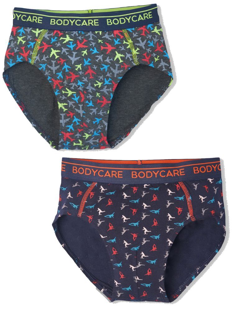     			Bodycare Pack of 2 Boys Cotton Blend Briefs ( Multicolor )