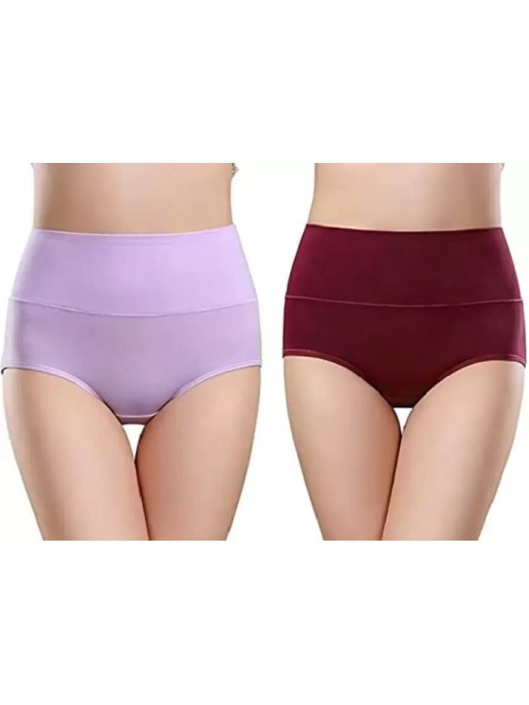     			Louis Craft Pack of 2 Cotton Lycra Period Panty For Women ( Multicolor3 )