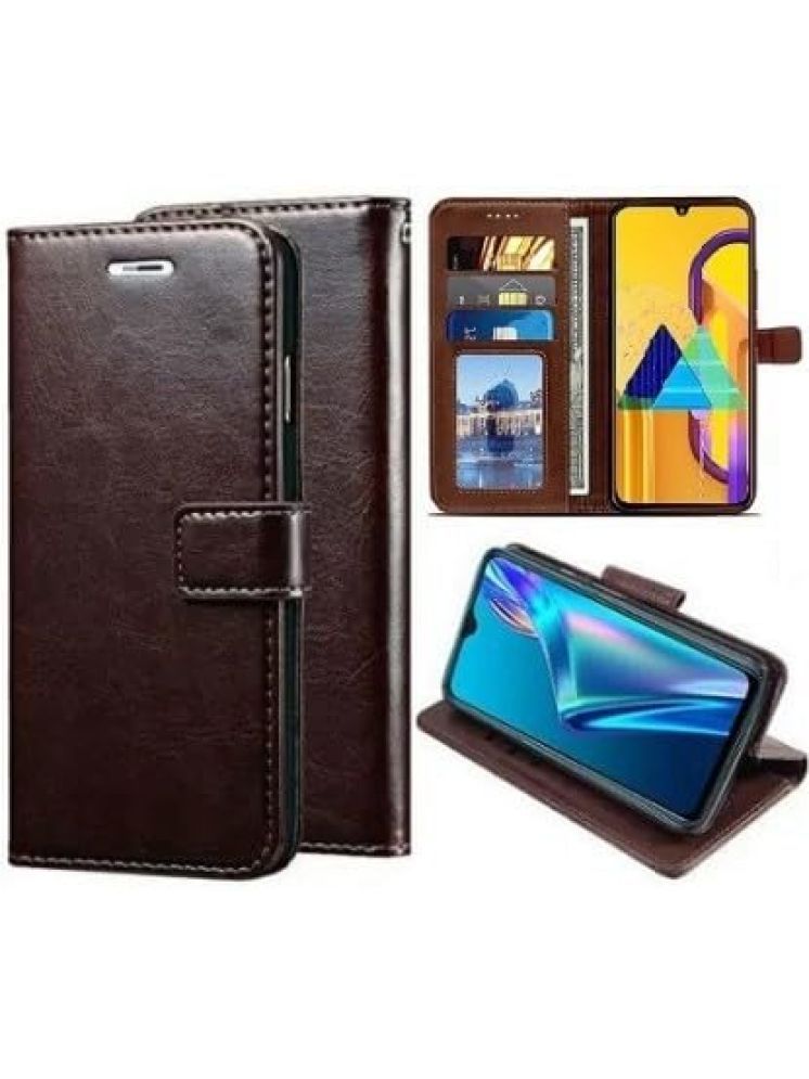     			Masque Brown Flip Cover Artificial Leather Compatible For Redmi Note 4X ( Pack of 1 )