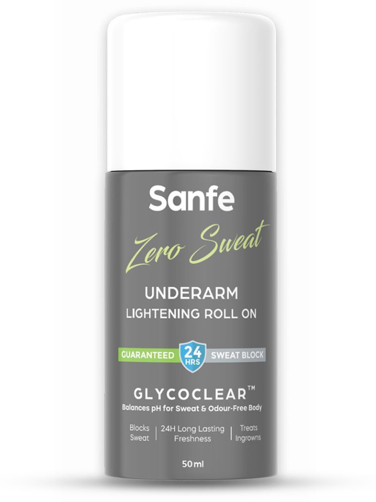     			Sanfe Zero Sweat Underarm Lightening Roll On, Lightens & Remove Pigmentation | Men & Women, 50ml