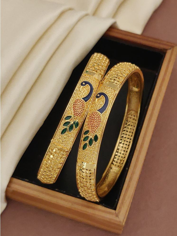     			Shivay Fashion Gold Bangle ( Pack of 1 )