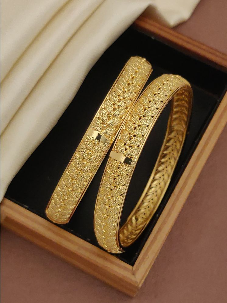     			Shivay Fashion Gold Bangle Set ( Pack of 1 )