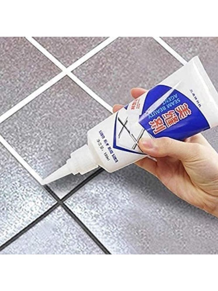     			Waterproof Tile Gap Crack Grout Filler Silicone Sealant(180ml) for Home, Bathroom and Kitchen - Pack of 1