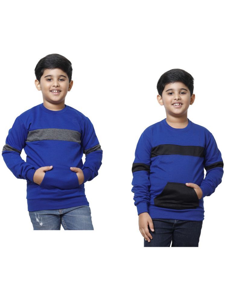     			IndiWeaves Pack of 1 Boys Fleece Sweatshirt ( Multicolor )