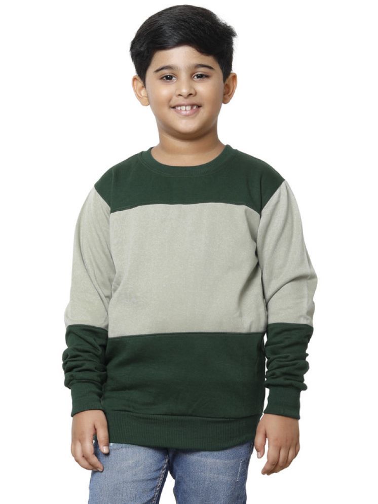     			IndiWeaves Pack of 1 Boys Fleece Sweatshirt ( Peach )