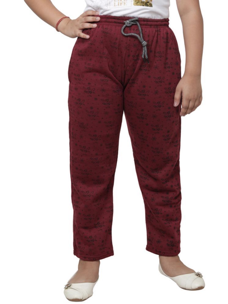     			IndiWeaves Pack of 1 Girls Fleece Trackpants ( Colors )