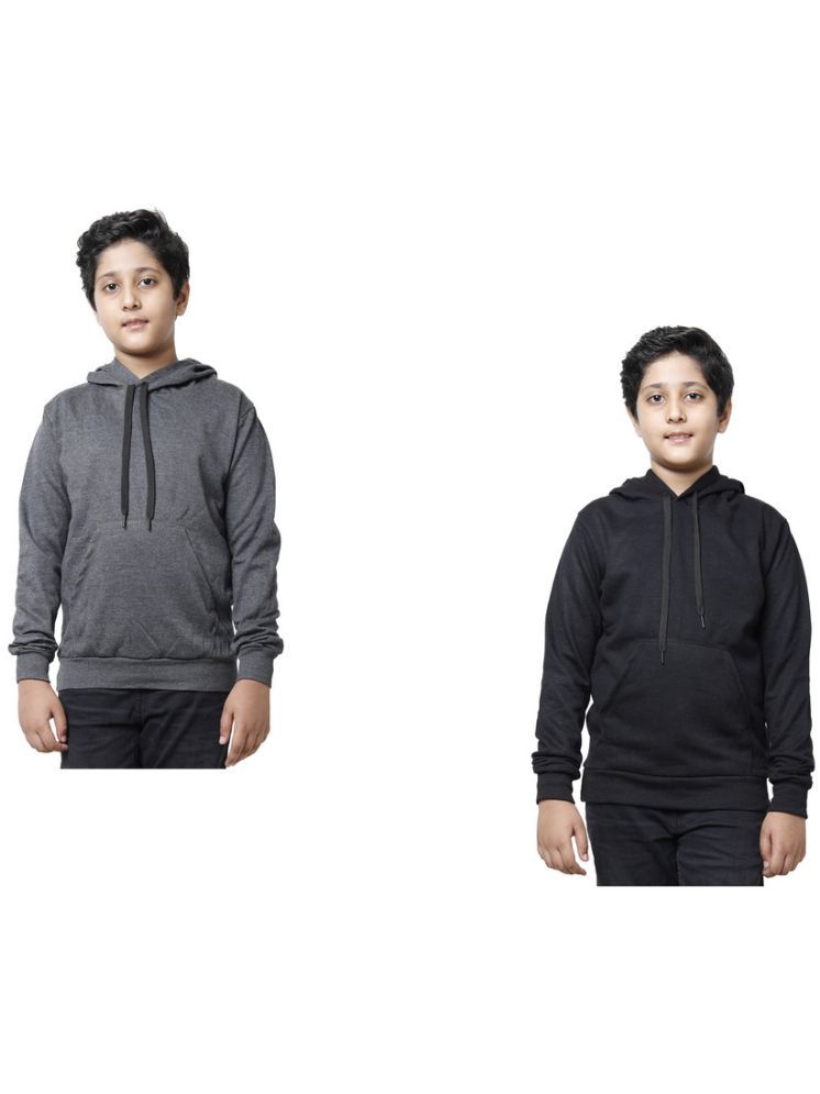     			IndiWeaves Pack of 2 Boys Fleece Sweatshirt ( Multicolor )