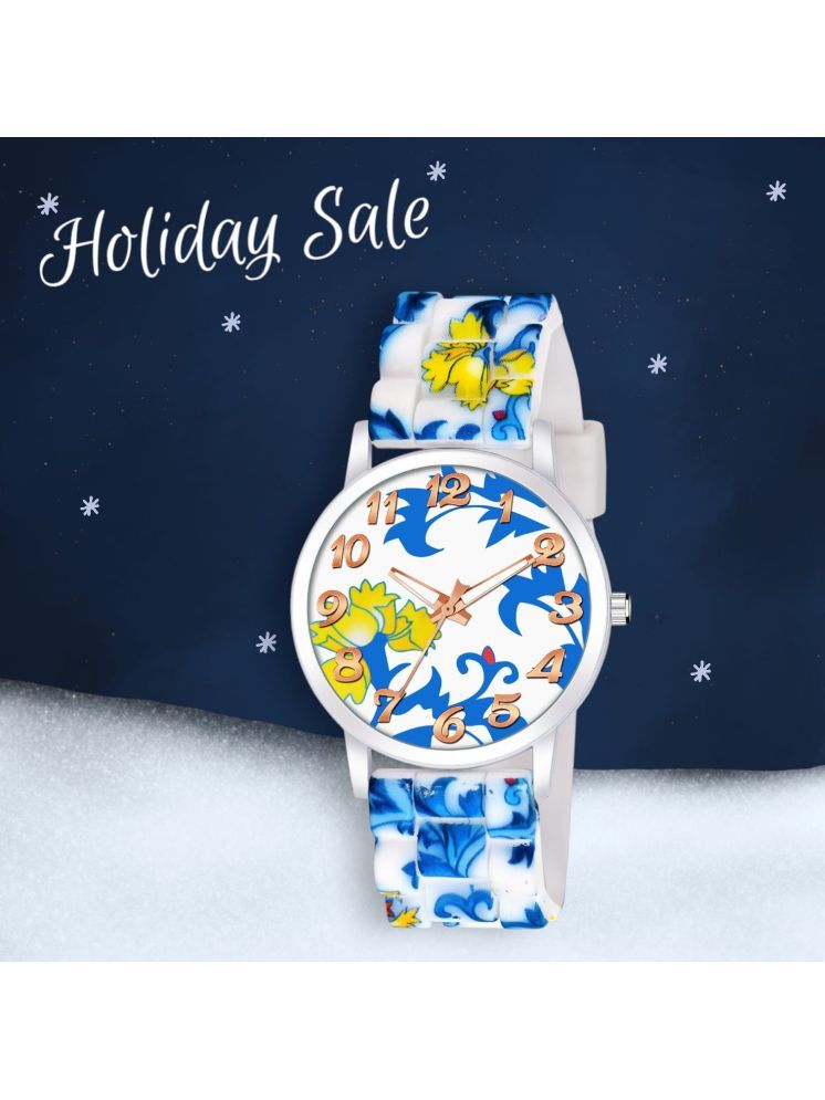     			Cosmic Multicolor Silicon Analog Womens Watch