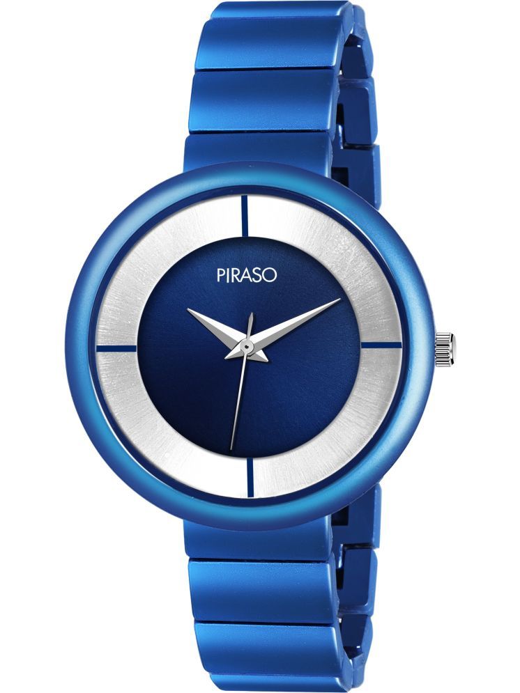     			PIRASO Blue Ceramic Analog Men's Watch