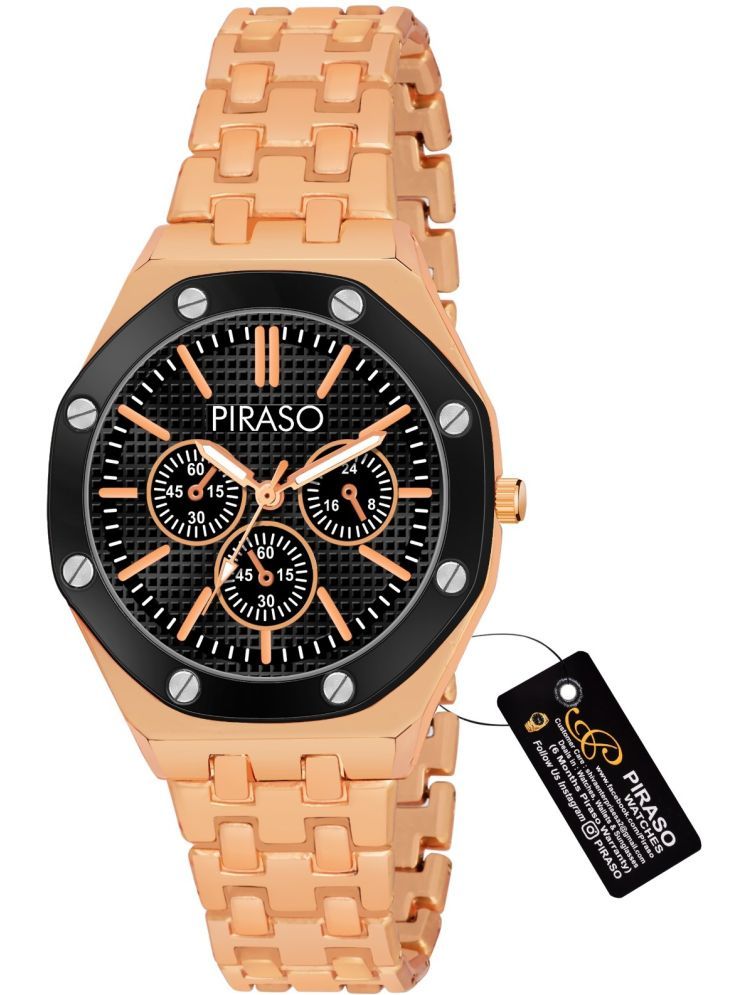     			PIRASO Peach Stainless Steel Analog Men's Watch