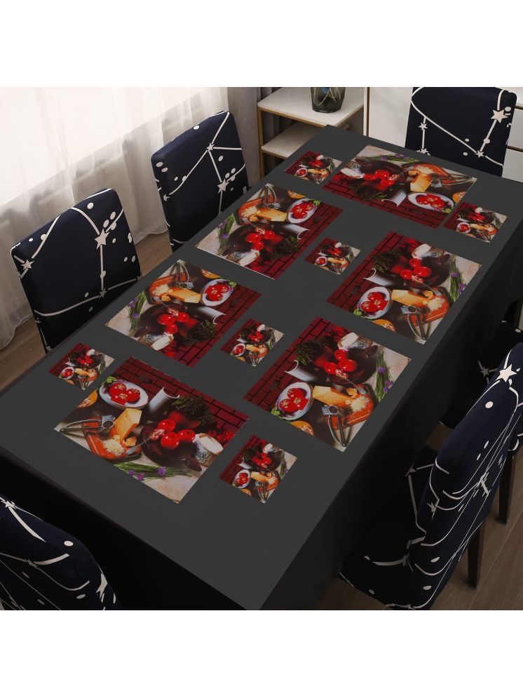     			Revexo PVC Solid Rectangle Table Mats ( 40 cm x 30 cm ) Pack of 1 - Multi